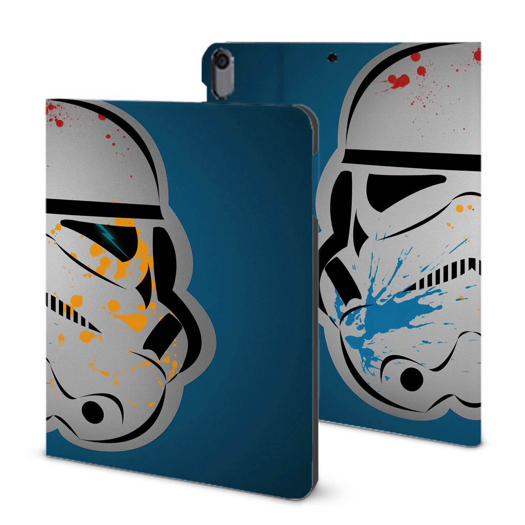 （画像用） スター・ウォーズ Star Wars IPad ケース ブック型 PUレザー TPU 耐衝撃 軽量 薄型 ペン収納なし 全面保護 IPad 各モデル対応